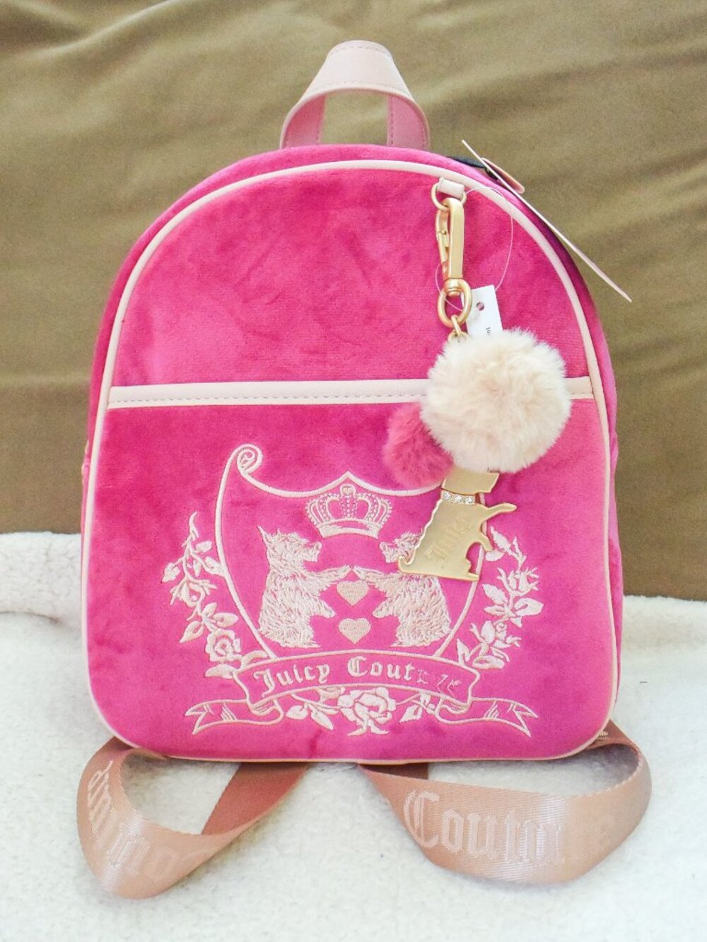 *Juicy Couture* New Love Chapter Backpack in Raspberry Tart Pink - NEW! - ($89!)